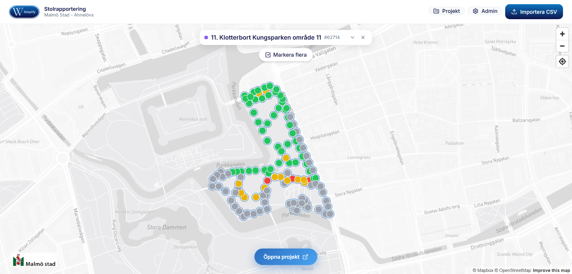 Malmö Stad – Stolprapportering